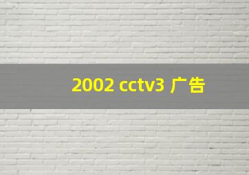 2002 cctv3 广告